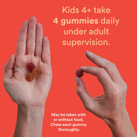 Thumbnail for SmartyPants Kids Multivitamin Gummies: Omega 3 Fish Oil (EPA/DHA), Beta Carotene, Vitamin B12, B6, A, K & Zinc for Immune Support, Biotin, Grape, Cherry & Berry Flavors, 120 Count (30 Day Supply)