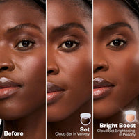 Thumbnail for Kosas Cloud Set Pressed Setting Powder – Translucent Shine Control Face Powder, Soft Matte Finish, Velvety (Sheer Deep)