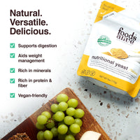 Thumbnail for Foods Alive Nutritional Yeast Flakes – 6oz Pouch | Non-Fortified, Vegan, Gluten-Free, Non-GMO | Dairy-Free Cheese Substitute, Plant-Based Protein & Fiber