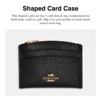 Thumbnail for COACH Crossgrain Leather Shaped Card Case