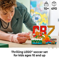 Thumbnail for LEGO Editions Cristiano Ronaldo – Soccer Highlights - Building Set for Boys & Girls, Ages 10+ - Collectible Soccer Gift with Plaque - Kids Bedroom or Shelf Decor - 43012
