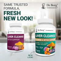 Thumbnail for Dr. Berg Liver Cleanse Detox Capsules w/Unique Blend of Milk Thistle, Ox Bile & Folate - Liver Supplement Includes Turmeric, Black Pepper & Choline - 60 Capsules
