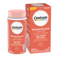 Thumbnail for Centrum Clear Mind and Calm Mood Menopause Support Tablets, with Clinically Studied enXtra, 30 Count
