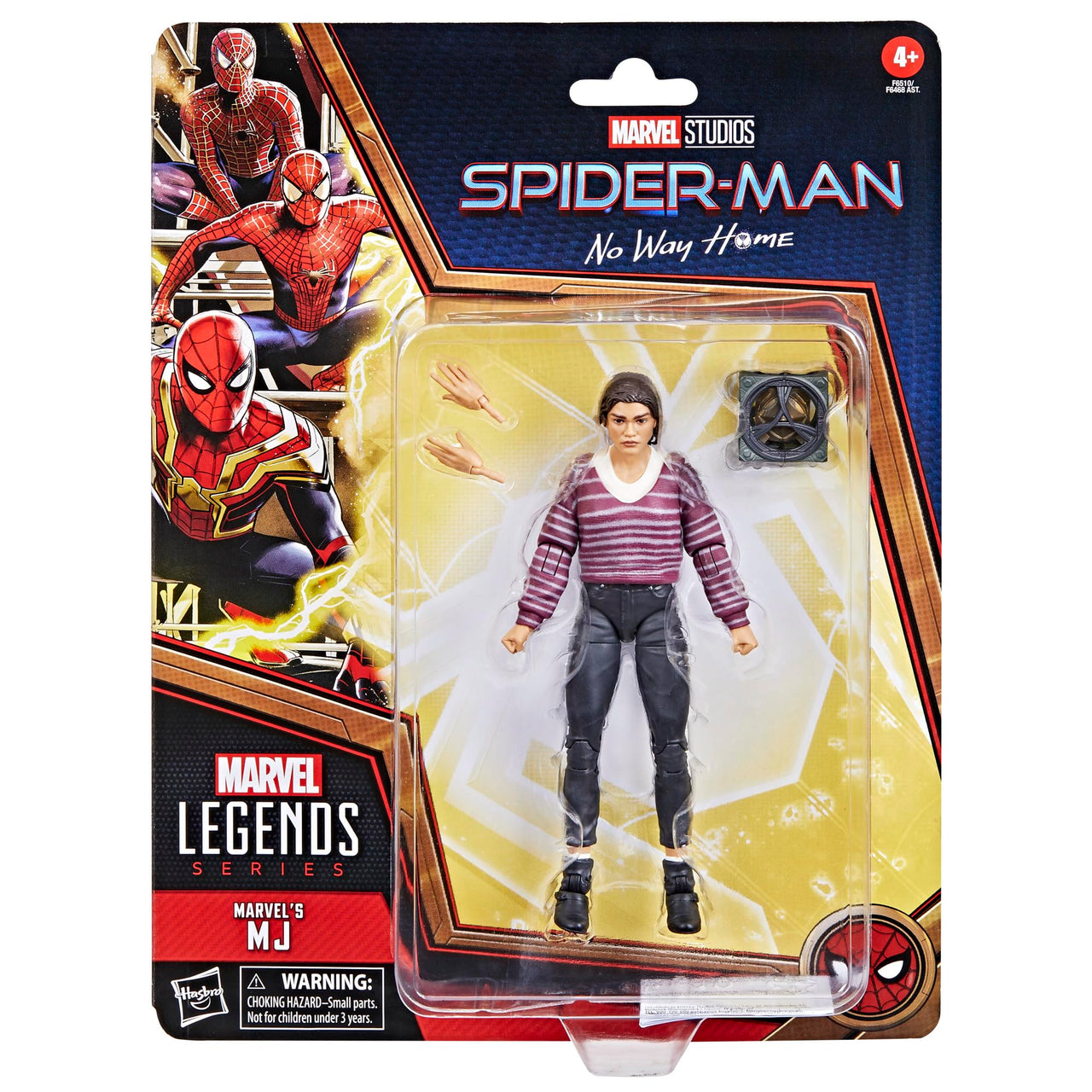 Marvel Legends Series MJ, Spider-Man: No Way Home Collectible 6 Inch Action Figures, Ages 4 and Up