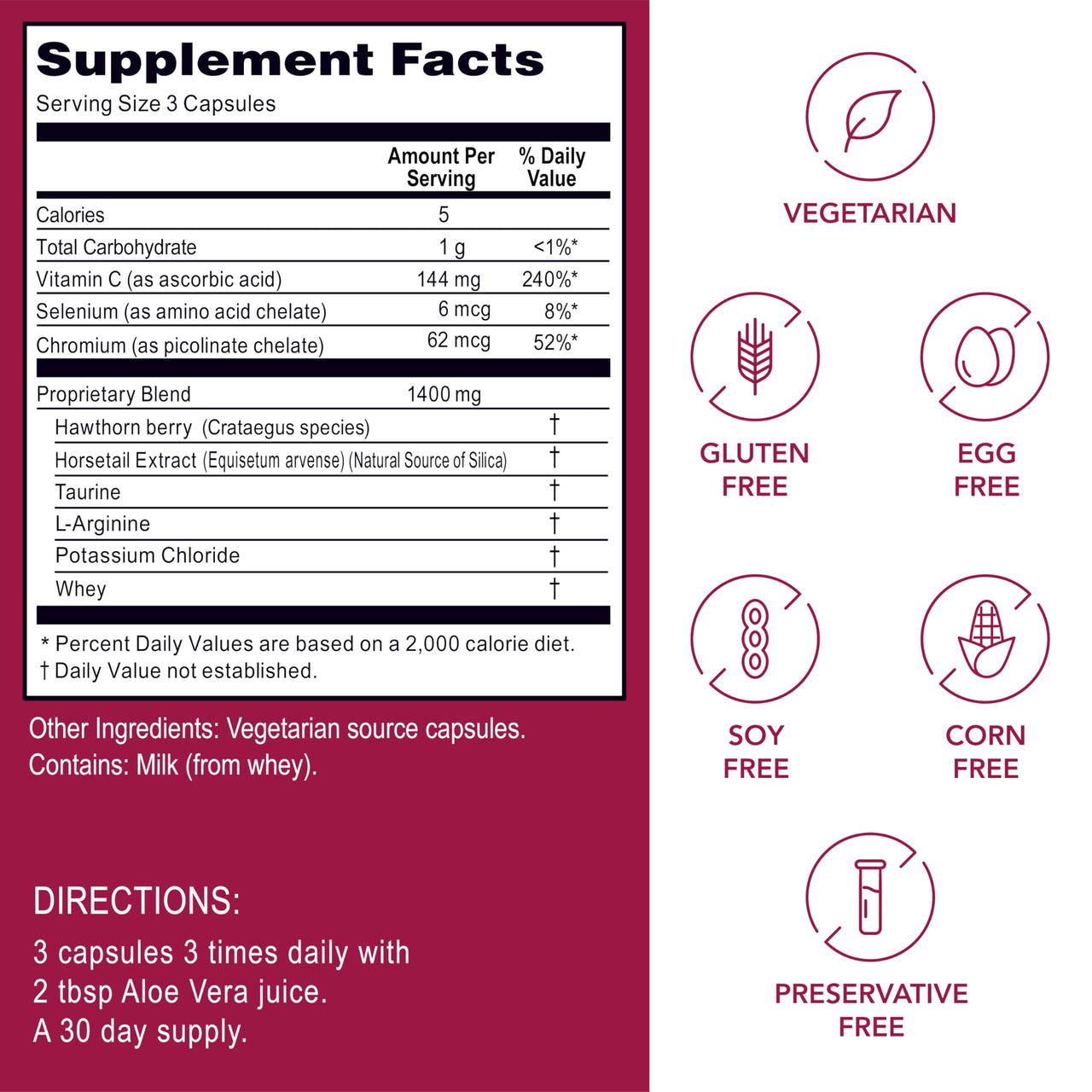 Kroeger Herb, Circu Flow, Holistic Heart Supplement and Circulation Health with Hawthorn Berry, Daily Circulation Supplement for Vascular Support with Hawthorn, Non-GMO, 270 Capsules, Made in USA