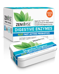 Thumbnail for Zenwise Health Digestive Enzymes and Bromelain for Gut Health - Probiotic Multi Enzymes with Prebiotics and Probiotics for Women and Men for Digestive Health and Bloating Relief for Digestion -15 CT