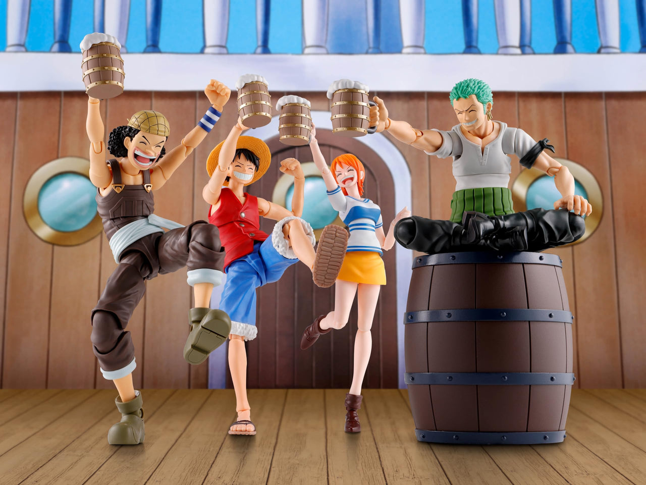 TAMASHII NATIONS - One Piece - Party Set -The Straw Hat Crew- S.H.Figuarts Action Figure