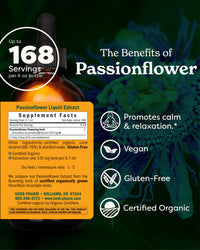 Thumbnail for Herb Pharm Certified Organic Passionflower Liquid Extract - 4 Fl Oz
