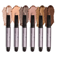 Thumbnail for Julep Eyeshadow 101 Neutral Palette Creme-to-Powder 6 Piece Matte & Shimmer Eyeshadow Set, Bold Basics