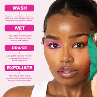 Thumbnail for The Original MakeUp Eraser PRO, Effortlessly Remove All Makeup Using Only Water, Including Waterproof Mascara, Eyeliner, Foundation, Lipstick, Sunscreen,and More! Green, 1ct.