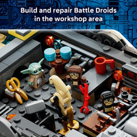 Thumbnail for LEGO Star Wars: The Mandalorian and Grogu Anzellan Starship Building Toy - Build and Display Set for Boys & Girls, Ages 9+ - Star Wars Gifts for Kids - W/Grogu & 2 Anzellan Figures - 75445
