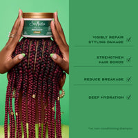 Thumbnail for SheaMoisture Bond Repair Masque Amla Oil Deeply Moisturizes and Visibly Repairs Damage with Hydroplex Technology and Amla Oil for Stronger Hair with Restorative HydroPlex Infusion 11 oz