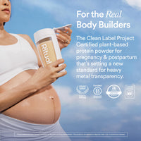 Thumbnail for Ritual Prenatal Vegan Protein Powder - 20g Pea Protein and Choline to Support Pregnancy, Postpartum, Lactation and Lean Muscle* - Tested for Heavy Metals - Sugar Free** - Non-GMO - Vanilla - 1 Lbs