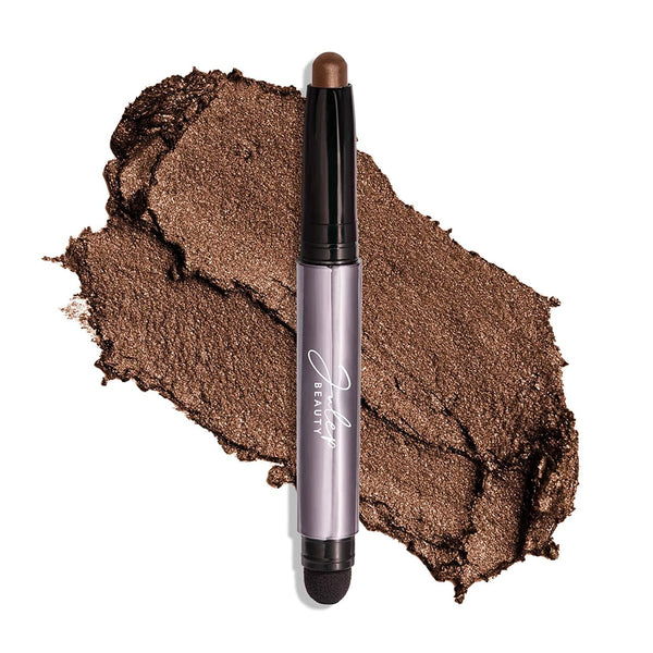 Julep Eyeshadow 101 Cream-to-Powder Waterproof Shadow Stick – Cocoa Shimmer – Long-Lasting, Crease-Proof, Chocolate Brown Shimmer Cream Eyeshadow with Built-in Smudger