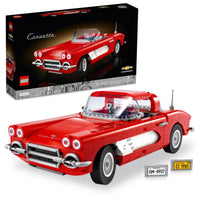 Thumbnail for LEGO Icons Corvette Model Car Kit - Buildable DIY Classic Corvette Set for Adults, Ages 18+ - Gift for Car Lovers, Him and Her - 10321