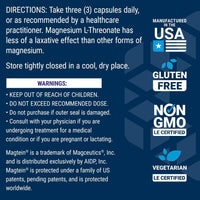 Thumbnail for Life Extension Neuro-mag Magnesium L-threonate, Magnesium L-threonate, Brain Health, Memory & Attention, Gluten Free, Vegetarian, Non-GMO, 90 Vegetarian Capsules (Pack of 2)