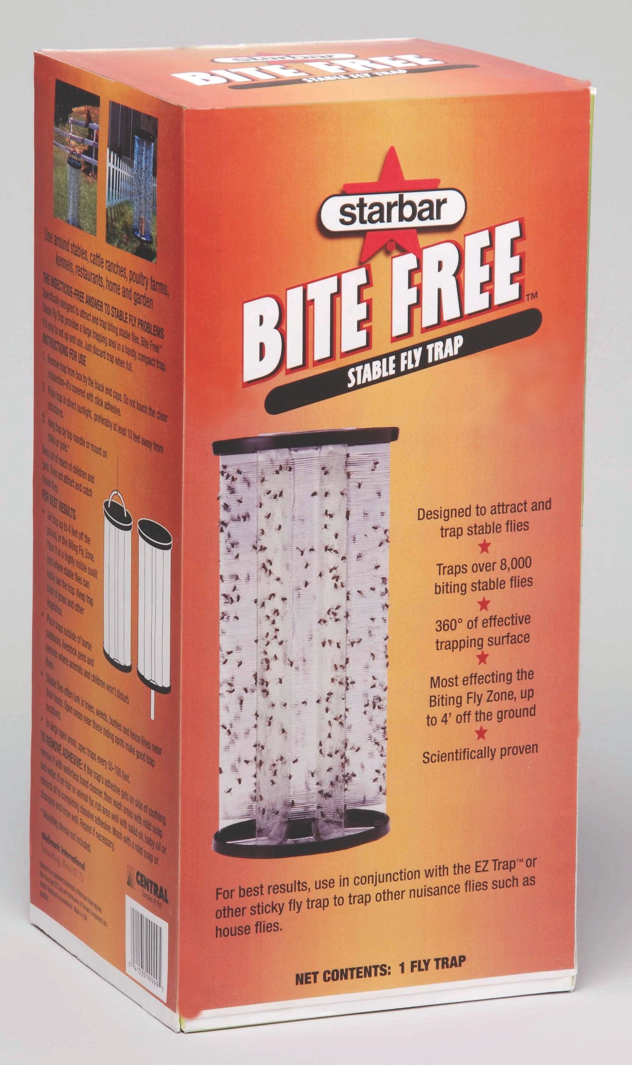 Farnam Home and Garden 3005363 Starbar Bite Free Stable Fly Trap Standard