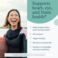 Thumbnail for Youtheory Ocean-Friendly Omega - Algae Omega 3 Supplement with EPA & DHA - Supports Brain & Eye Health* - Plant-Based - for Pescatarian & Vegan Diets - 60 Softgels (30-Day Supply)