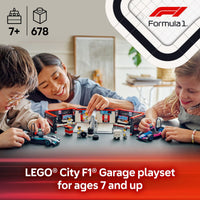 Thumbnail for LEGO City F1 Garage & Mercedes-AMG & Alpine Cars Toy - Model Race Car Building Toy and Portable Playset for Kids, Boys and Girls, Ages 7+ - F1 Collectible for Fans - Gift Idea for Birthdays - 60444