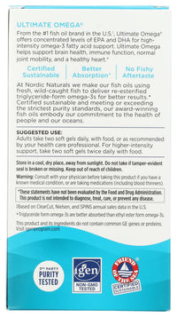 Thumbnail for Nordic Naturals Ultimate Omega 1280 MG, 180 CT