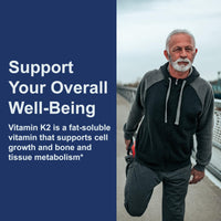 Thumbnail for Carlson - Vitamin K2, MK-4 (Menatetrenone), Vitamin K Supplement, Bone & Heart Health, K2 Vitamin, Soy-free, 60 capsules