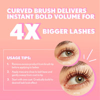 Thumbnail for CoverGirl Eye Enhancer, Dark Chocolate, 3D Mascara, Curved Fiber Brush, Plant-Based Lifting Wax, For All Lash Types, 24-Hour Wear, Transfer-Proof, Flake-Free, 0.30oz