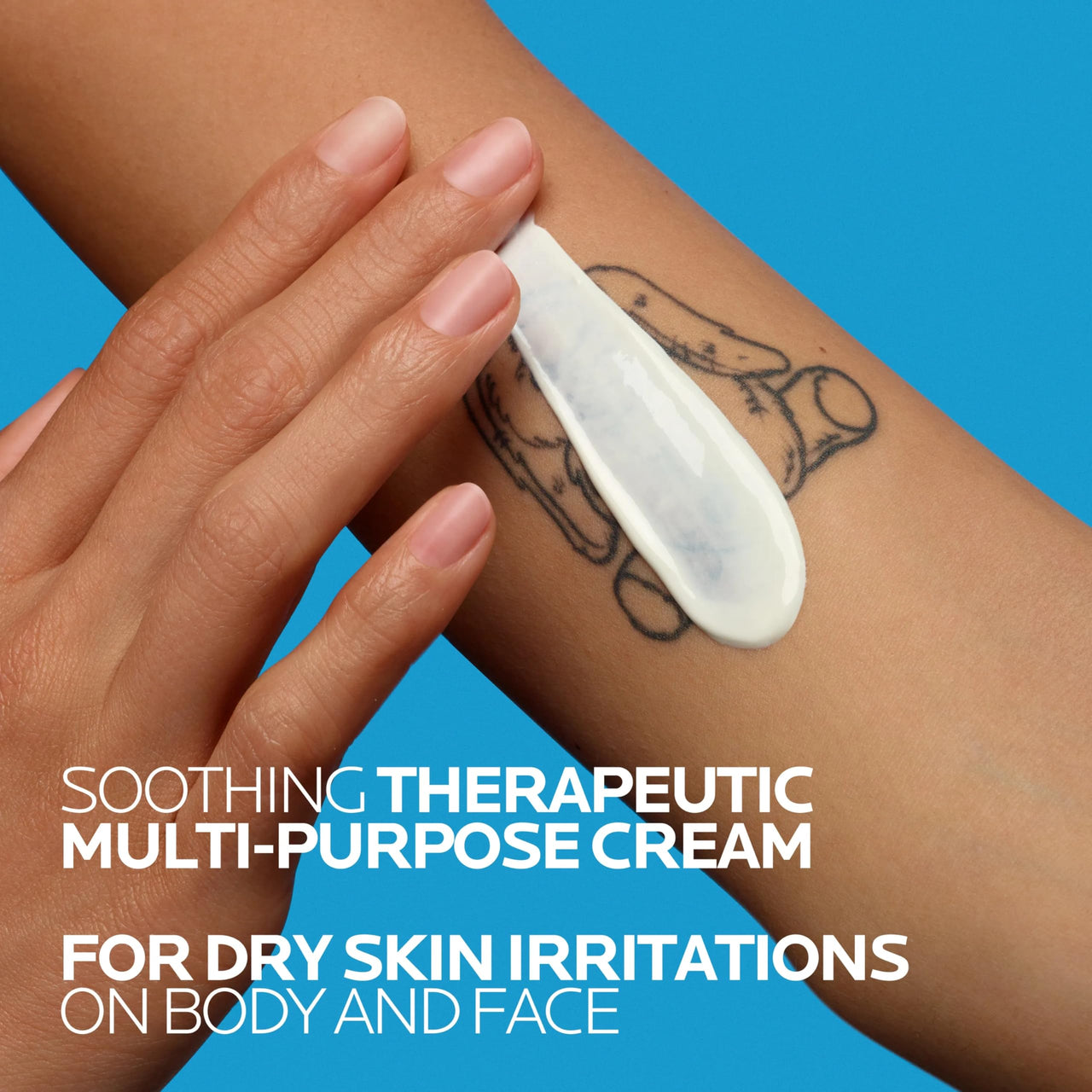 La Roche-Posay Cicaplast Balm B5 Skin Barrier Repair Cream with Centella Asiatica, Shea Butter & Panthenol | Multi-Purpose Healing Ointment for Dry, Irritated Skin | Face & Hand Balm, Baby Safe, 100ml
