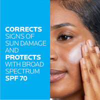 Thumbnail for La Roche-Posay Anthelios UV Correct Sunscreen Moisturizer SPF 70, Daily Anti-Aging Face Moisturizer with Niacinamide to Even Skin Tone & Fine Lines, Sun Protection for Sensitive Skin