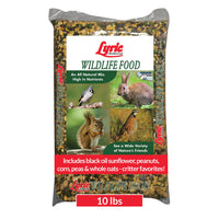 Thumbnail for Lyric Wildlife Critter Food for Deer, Squirrels, Turkeys & Rabbits, Wild Bird Seed for Outside Feeders, 10 lb Bag