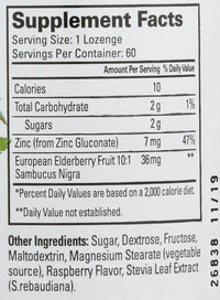 Thumbnail for Quantum Health TheraZinc Elderberry Lozenges, Made with Zinc Gluconate for Immune Support, 60 Count