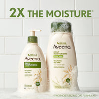 Thumbnail for Aveeno Daily Moisturizing Body Lotion with Soothing Oat and Rich Emollients to Nourish Dry Skin, Fragrance-Free, 12 Fl Oz (Pack of 6)
