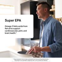 Thumbnail for THORNE - Super EPA - Omega-3 Fatty Acids EPA 425mg & DHA 270mg Supplement - Support Brain, Cardiovascular, Joints & Skin* - Gluten, Dairy & Soy-Free - 180 Gelcaps