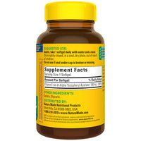 Thumbnail for Nature Made Vitamin E 180 mg (400 IU) dl-Alpha, Dietary Supplement for Antioxidant and Skin Support, 180 Softgels, 180 Day Supply
