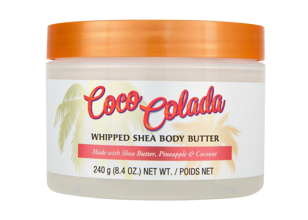 Tree Hut Coco Colada Whipped Shea Body Butter, 8.4oz, with Natural Shea Butter for Nourishing Essential Body Care & bare Moisturizing Shave Oil, Basic, Coconut-Lime, 7.7 Fl Oz