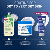 Thumbnail for CeraVe Healing Ointment, Hydrating Skin Protectant With Petrolatum, Hyaluronic Acid & Ceramides, Face & Body Skin Barrier Repair For Cracked, Chafed, Dry Skin, Fragrance Free & Lanolin Free, 5 Oz