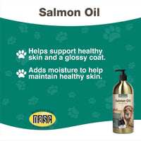 Thumbnail for NaturVet – Salmon Oil Skin & Coat Plus Omegas | Supports Healthy Skin & Glossy Coat | Natural Source of Omega-3 & 6 Fatty Acids | for Dogs & Cats (17 oz Oil)