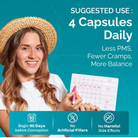 Thumbnail for CONCEIVE PLUS Ovulation Support | Myo-Inositol & D-Chiro Inositol for Women Fertility | PCOS Supplements for Reproductive Health Hormone Balance for Women | COQ10, Folic Acid, Ginger | 30 Day Supply