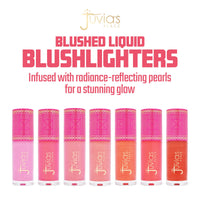 Thumbnail for Juvia's Place Blushed Liquid BlushLighter - Rosey Posey Glow - Liquid Blush for Cheeks with Luminous Glow, Long-Wearing, Buildable, Easy to Blend & Highly Pigmented Makeup