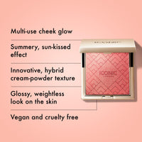 Thumbnail for ICONIC LONDON Kissed by the Sun | Multi-Use Blush, Bronzer, & Highlighter, For All Skin Types, Cruelty-Free, Vegan Makeup, (Hot Stuff) 0.17 oz