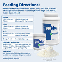 Thumbnail for Probios Digestive Support Probiotic for All Species, Probiotics for Gut Health, Dispersible Powder, 5 lbs