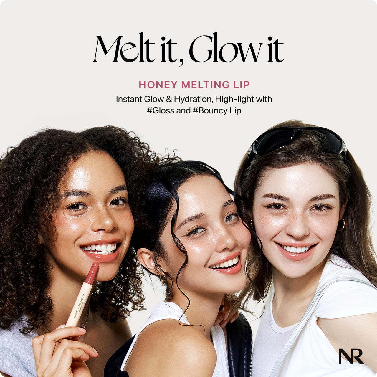 Nature Republic HONEY MELTING LIP (08 DARK CHERRY CHOUX) SOFT LIP STICK, Hydrating Gloss, Moisturizing balms, Sheer tint, Shine & Nude, Glowy Finish, korean make up