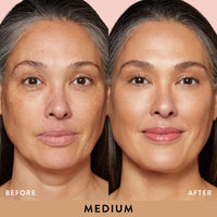 Thumbnail for LAURA GELLER NEW YORK Baked Balance-N-Glow Illuminating Foundation - Medium - Buildable Sheer to Light Coverage - Satin Finish