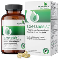 Thumbnail for Futurebiotics Stressassist L-theanine Ashwagandha and Rhodiola Rosea Stress Complex - Natural Nutritional Stress Function, 90 Vegetarian Capsules