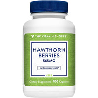 Thumbnail for The Vitamin Shoppe Hawthorn Berries 565MG (Crataeguys Oxyacantha), Powerful Antioxidant That Supports Cardiovascular Health, Supports Cellular Health (100 Capsules)