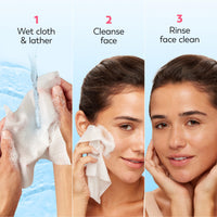 Thumbnail for Olay Makeup Remover Wipes, Daily Facials Hydrating Face Cleanser for Normal to Dry Skin, Alcohol & Fragrance Free, Soft Face Wash Towels, Travel Essentials for Women, Convenient Dry Cloths, 66 ct