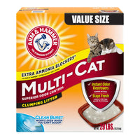 Thumbnail for Arm & Hammer MultiCat Clumping Litter, Scented 20lb Box