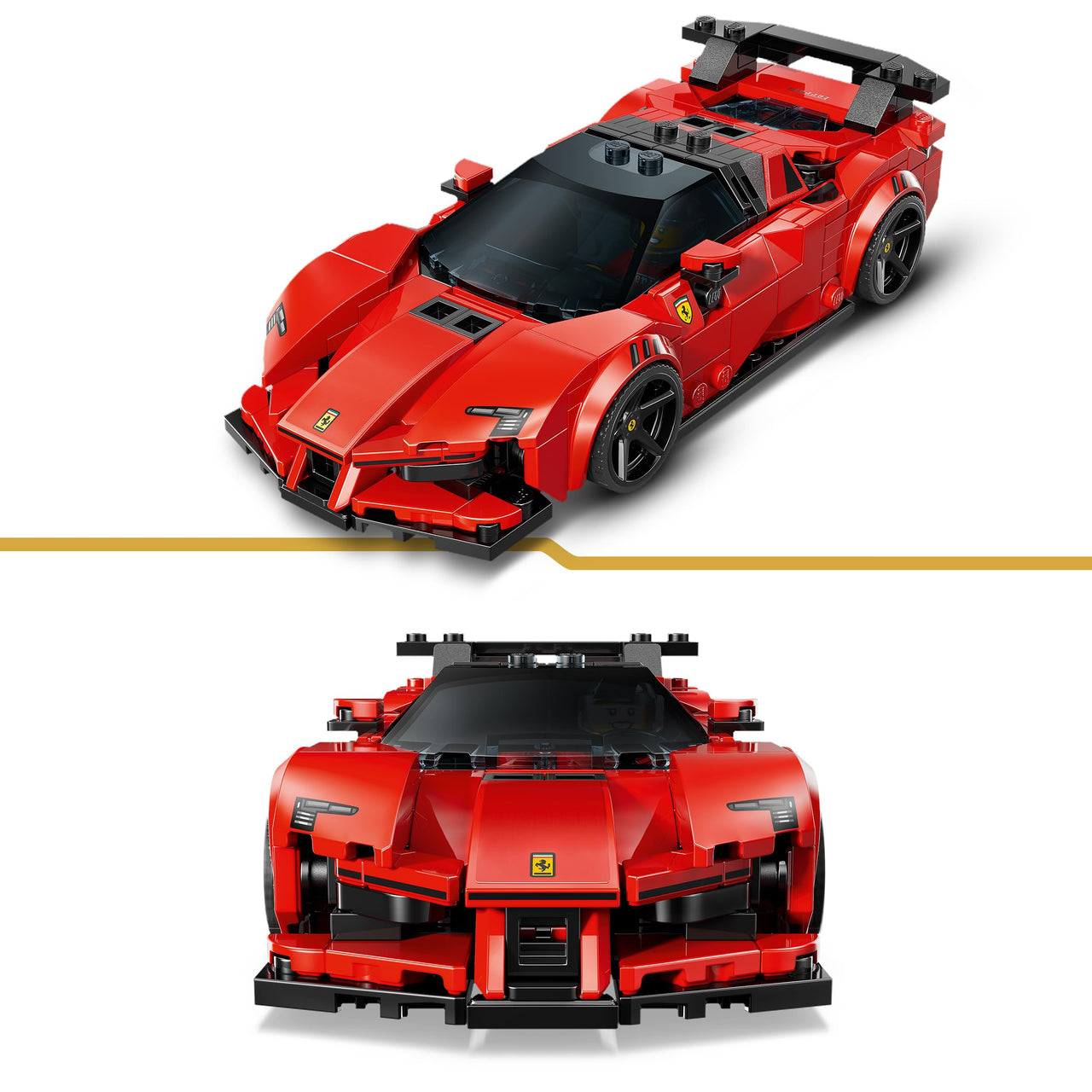 Lego 77254 Speed Champion Ferrari SF90 XX Stradale Sports Car Toy Birthday Present Blocks Boys Girls Children 9 Years Old 10 Years Old 11 Years Old Elementary School Vehicle Mini Car Interior Stylish