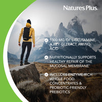 Thumbnail for NaturesPlus GI Natural Total Digestive Wellness - 90 Bi-Layered Tablets - with L-Glutamine, Probiotics, Prebiotics & Enzymes - Gluten Free - 30 Servings