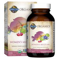 Thumbnail for Garden of Life Multivitamin for Women 40 Plus, Organics Womens Vitamins, Hormone & Breast Health Support Blend, Vegan, 120 Tablets