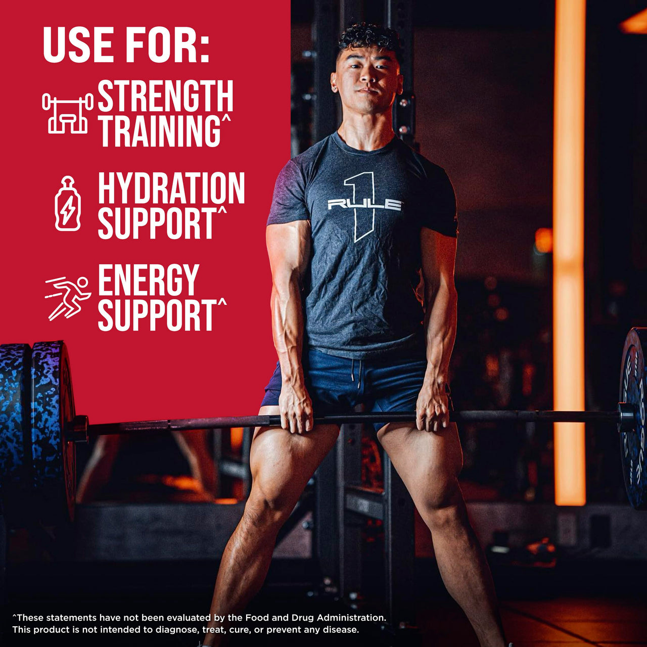 Rule 1 Proteins Charged Creatine - Multi-Function Workout Supplement with Creatine, Electrolyte, and Energy Blends for Intensity, Performance, & Hydration Support (30 Servings, Mandarin Mango)
